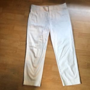 Cropped Cotton Summer Pants